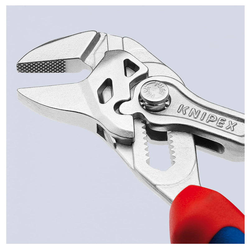 Kìm mỏ quạ KNIPEX 86 05 150 S02 chiều dài 150mm, mạ Chrome, tay cầm bọc nhựa chống trượt