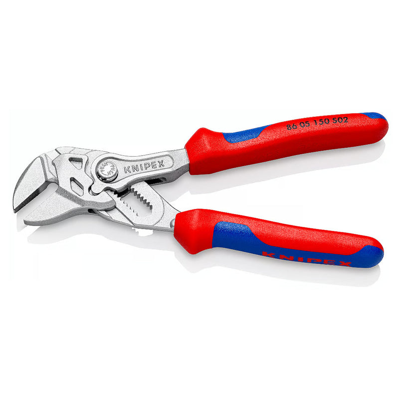 Kìm mỏ quạ KNIPEX 86 05 150 S02 chiều dài 150mm, mạ Chrome, tay cầm bọc nhựa chống trượt