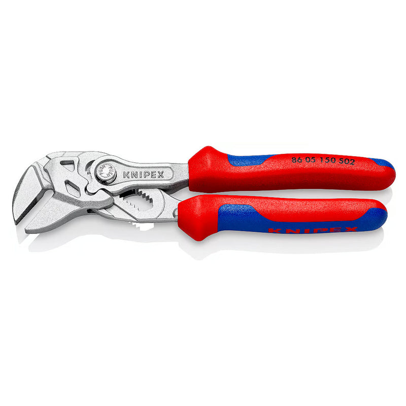 Kìm mỏ quạ KNIPEX 86 05 150 S02 chiều dài 150mm, mạ Chrome, tay cầm bọc nhựa chống trượt