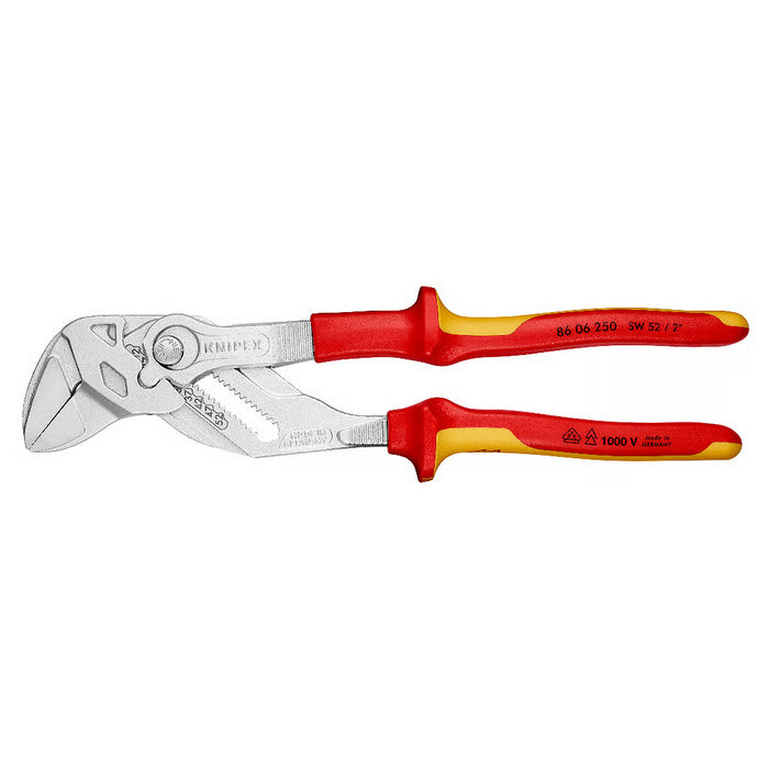 Kìm mỏ quạ KNIPEX 86 06 250 cách điện 1000V, chiều dài 250mm, mạ Chrome
