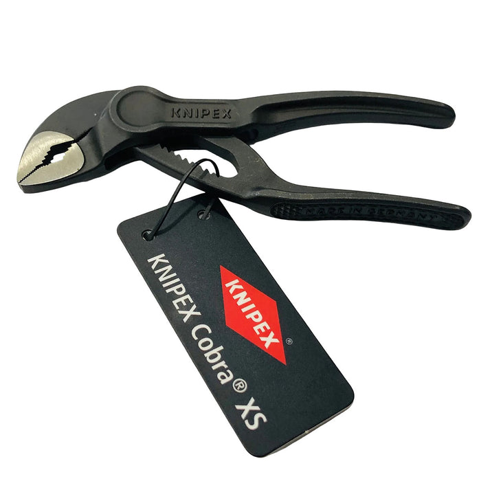 Kìm mỏ quạ mini dòng Cobra KNIPEX 87 00 100 chiều dài 100mm, mạ đen nhám