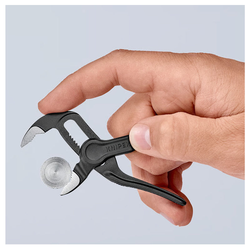 Kìm mỏ quạ mini dòng Cobra KNIPEX 87 00 100 chiều dài 100mm, mạ đen nhám