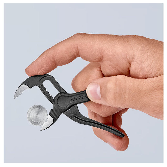 Kìm mỏ quạ mini dòng Cobra KNIPEX 87 00 100 chiều dài 100mm, mạ đen nhám