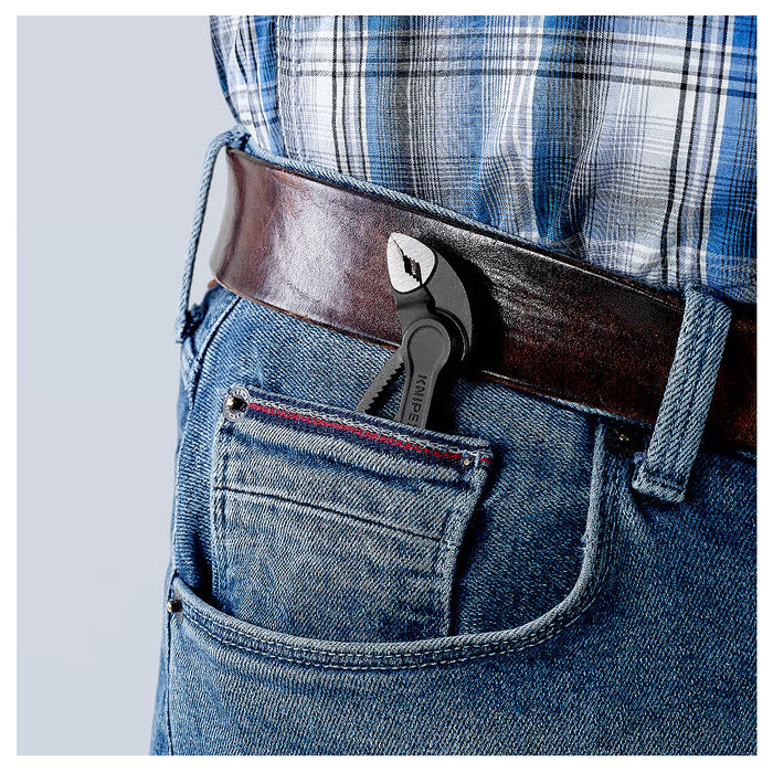 Kìm mỏ quạ mini dòng Cobra KNIPEX 87 00 100 chiều dài 100mm, mạ đen nhám