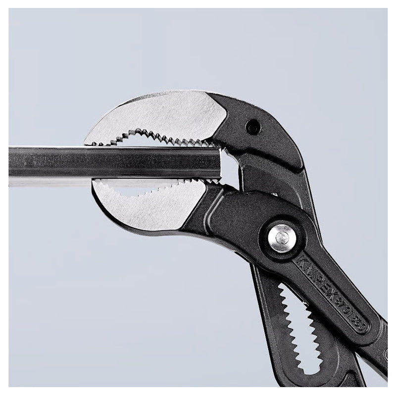 Kìm mỏ quạ cở lớn dòng Cobra KNIPEX chiều dài từ 400mm - 560mm, mạ đen nhám, tay cầm bọc nhựa chống trượt