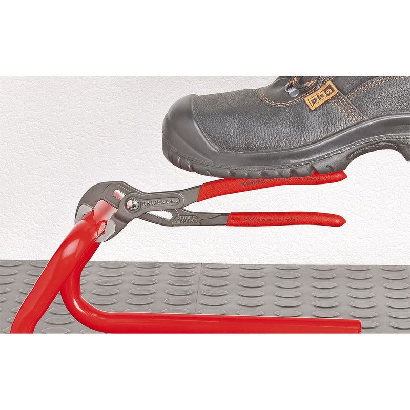 Kìm mỏ quạ dòng Cobra High-Tech KNIPEX chiều dài từ 125mm - 300mm, mạ đen nhám, tay cầm bọc nhựa chống trượt