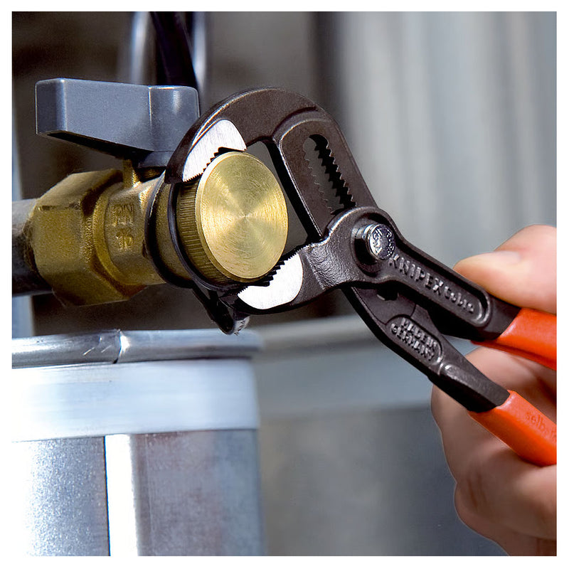 Kìm mỏ quạ dòng Cobra High-Tech KNIPEX chiều dài từ 125mm - 300mm, mạ đen nhám, tay cầm bọc nhựa chống trượt