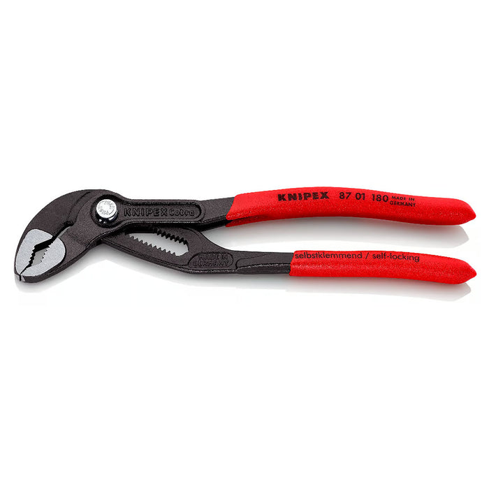 Kìm mỏ quạ dòng Cobra High-Tech KNIPEX chiều dài từ 125mm - 300mm, mạ đen nhám, tay cầm bọc nhựa chống trượt