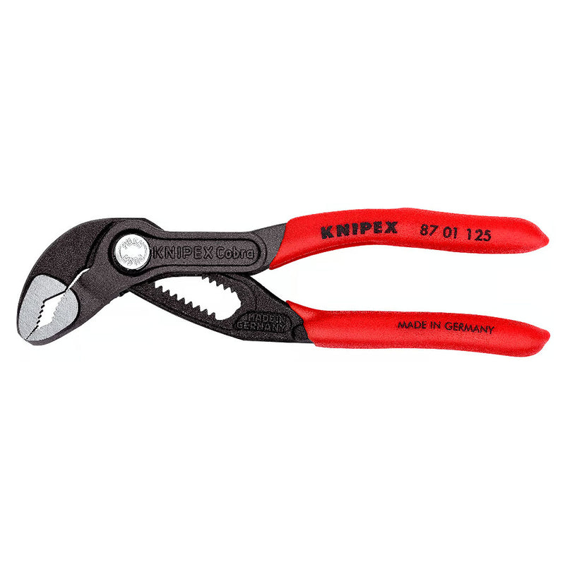 Kìm mỏ quạ dòng Cobra High-Tech KNIPEX chiều dài từ 125mm - 300mm, mạ đen nhám, tay cầm bọc nhựa chống trượt