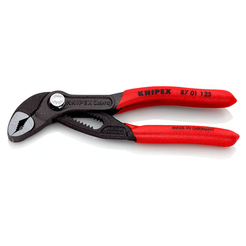 Kìm mỏ quạ dòng Cobra High-Tech KNIPEX chiều dài từ 125mm - 300mm, mạ đen nhám, tay cầm bọc nhựa chống trượt