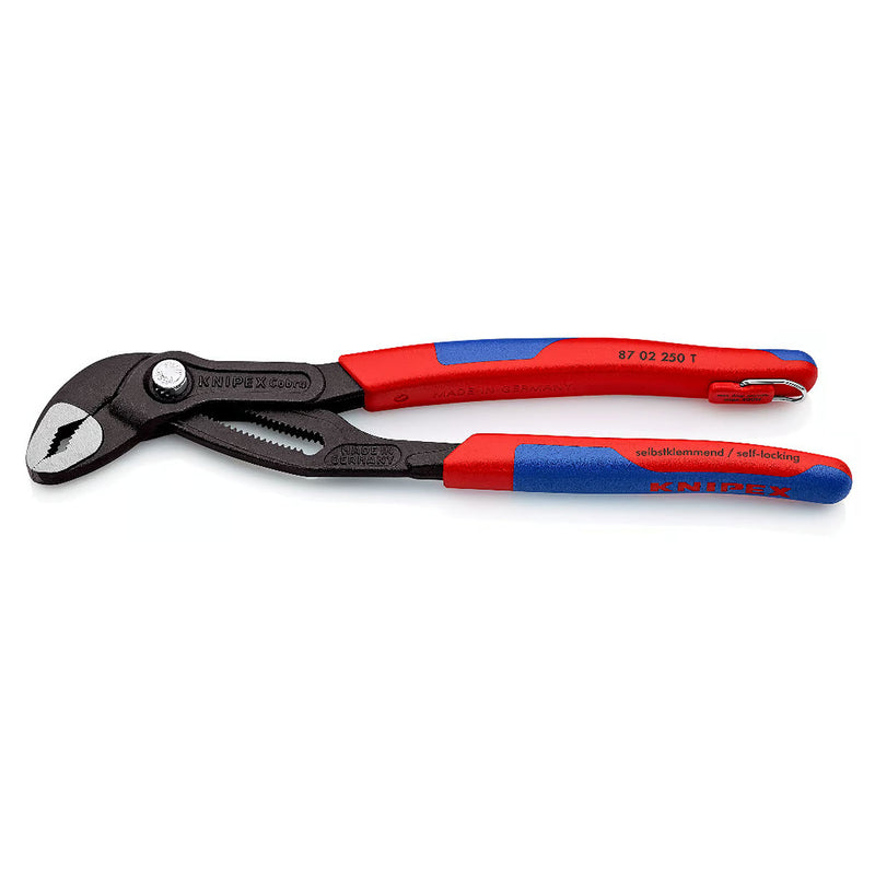 Kìm mỏ quạ dòng Cobra High-Tech KNIPEX chiều dài từ 180mm - 300mm, mạ đen nhám, tay cầm bọc nhựa chống trượt