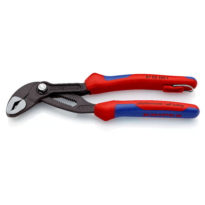 Kìm mỏ quạ dòng Cobra High-Tech KNIPEX chiều dài từ 180mm - 300mm, mạ đen nhám, tay cầm bọc nhựa chống trượt