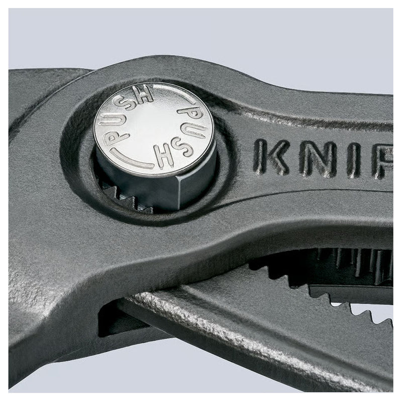 Kìm mỏ quạ dòng Cobra High-Tech KNIPEX chiều dài từ 180mm - 300mm, mạ đen nhám, tay cầm bọc nhựa chống trượt