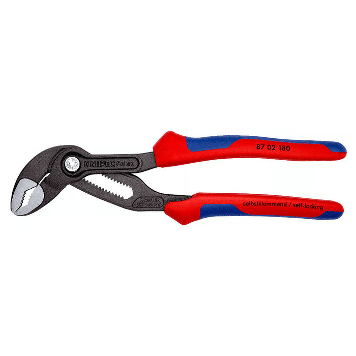 Kìm mỏ quạ dòng Cobra High-Tech KNIPEX chiều dài từ 180mm - 300mm, mạ đen nhám, tay cầm bọc nhựa chống trượt