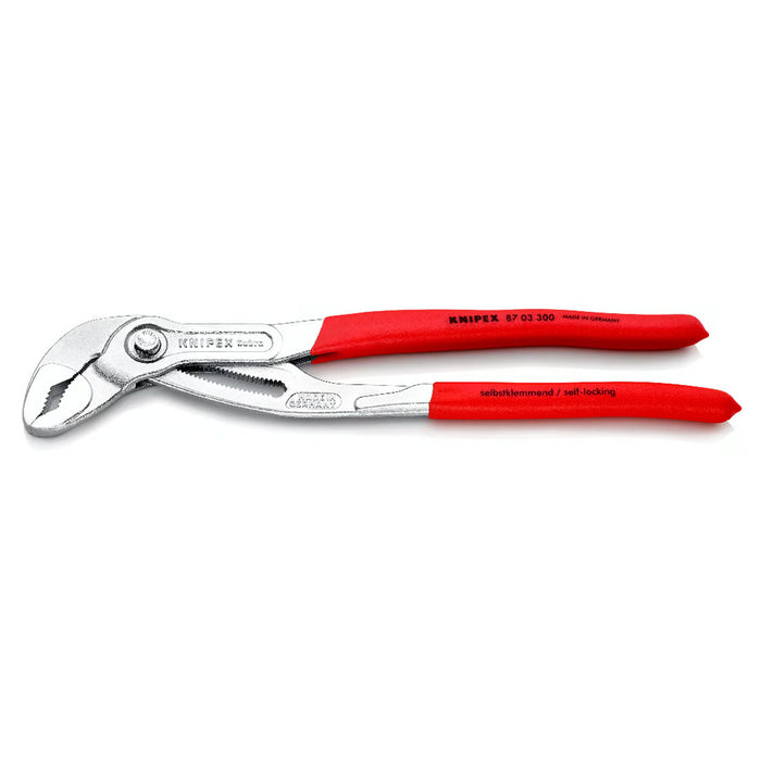Kìm mỏ quạ dòng Cobra High-Tech KNIPEX chiều dài từ 125mm - 300mm, mạ Chrome, tay cầm bọc nhựa chống trượt