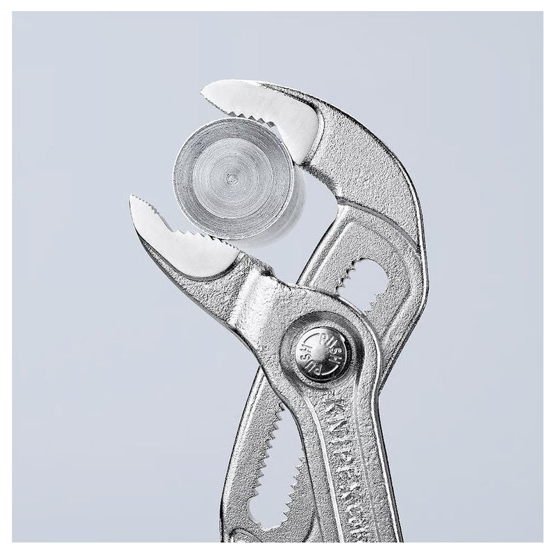 Kìm mỏ quạ dòng Cobra High-Tech KNIPEX chiều dài từ 125mm - 300mm, mạ Chrome, tay cầm bọc nhựa chống trượt