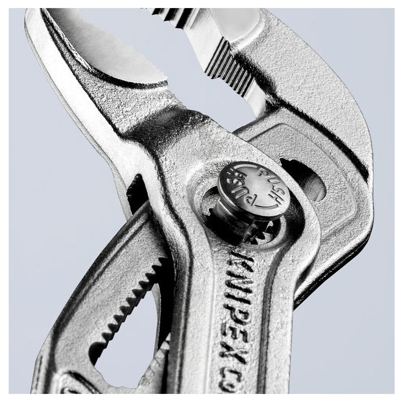 Kìm mỏ quạ dòng Cobra High-Tech KNIPEX chiều dài từ 125mm - 300mm, mạ Chrome, tay cầm bọc nhựa chống trượt
