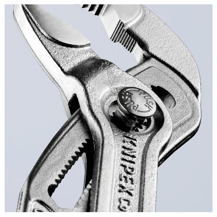 Kìm mỏ quạ dòng Cobra High-Tech KNIPEX chiều dài từ 125mm - 300mm, mạ Chrome, tay cầm bọc nhựa chống trượt