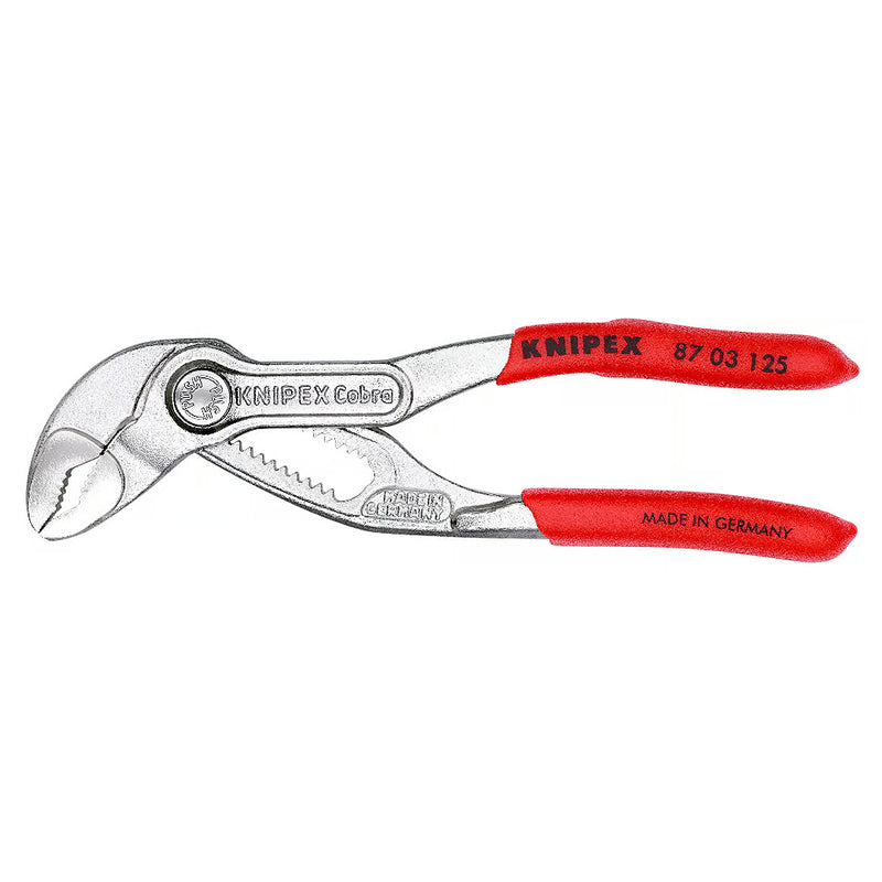 Kìm mỏ quạ dòng Cobra High-Tech KNIPEX chiều dài từ 125mm - 300mm, mạ Chrome, tay cầm bọc nhựa chống trượt