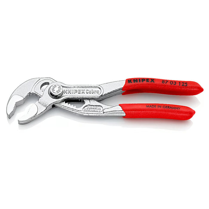 Kìm mỏ quạ dòng Cobra High-Tech KNIPEX chiều dài từ 125mm - 300mm, mạ Chrome, tay cầm bọc nhựa chống trượt