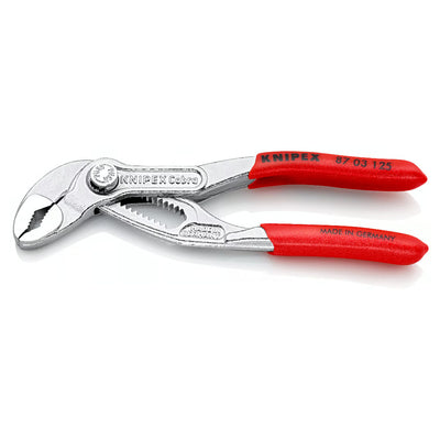Kìm mỏ quạ dòng Cobra High-Tech KNIPEX chiều dài từ 125mm - 300mm, mạ Chrome, tay cầm bọc nhựa chống trượt