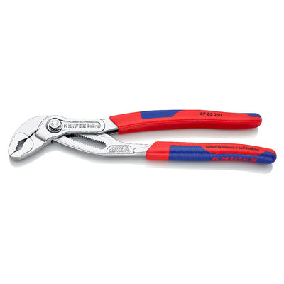 Kìm mỏ quạ dòng Cobra High-Tech KNIPEX chiều dài từ 250mm - 300mm, mạ Chrome, tay cầm bọc nhựa chống trượt