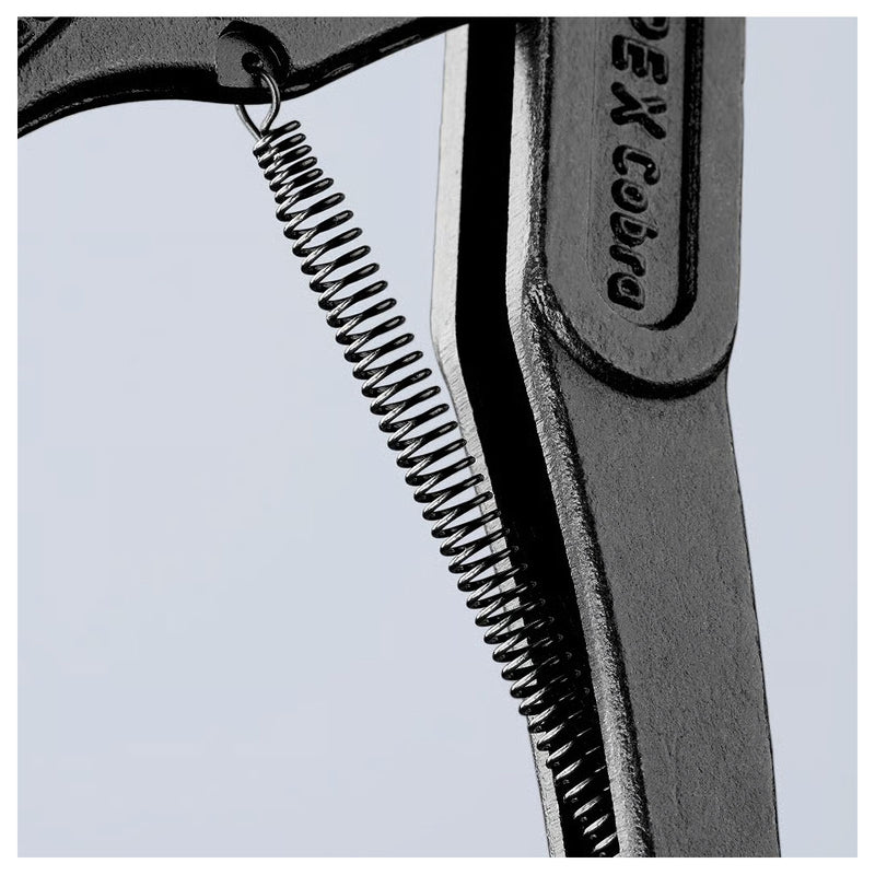 Kìm mỏ quạ dòng Cobra Matic KNIPEX 87 11 250 chiều dài 250mm, mạ đen nhám, tay cầm bọc nhựa chống trượt
