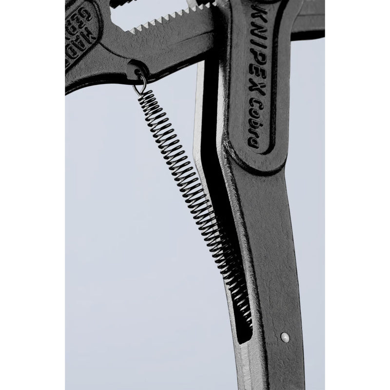 Kìm mỏ quạ dòng Cobra Matic KNIPEX 87 11 250 chiều dài 250mm, mạ đen nhám, tay cầm bọc nhựa chống trượt