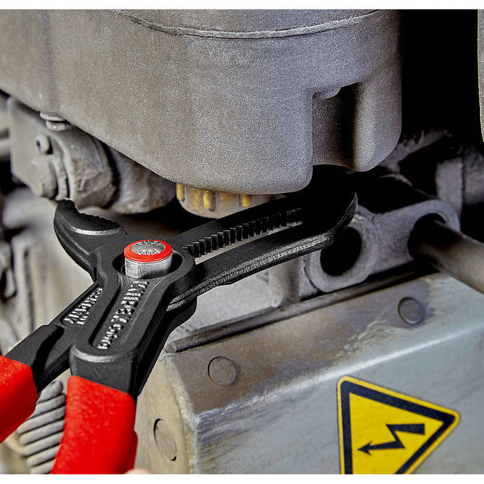 Kìm mỏ quạ dòng Cobra QuickSet KNIPEX chiều dài từ 250mm - 300mm, mạ đen nhám, tay cầm bọc nhựa chống trượt