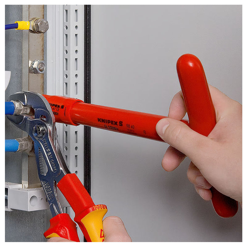Kìm mỏ quạ dòng Cobra VDE KNIPEX cách điện 1000V, chiều dài 250mm, mạ Chrome