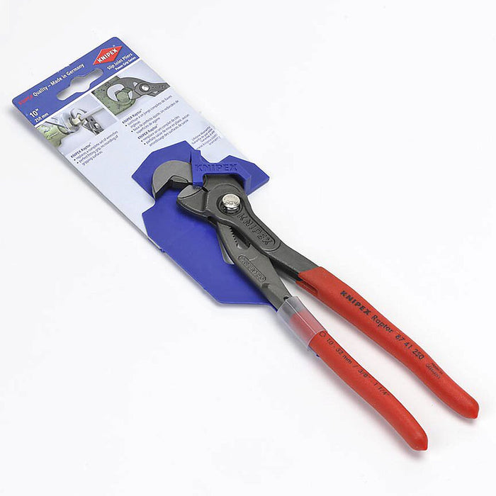 Kìm đa năng dòng Raptor KNIPEX 87 41 250 chiều dài 250mm, mạ đen nhám, tay cầm bọc nhựa chống trượt