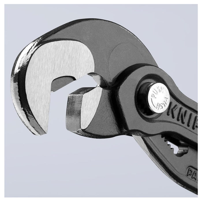 Kìm đa năng dòng Raptor KNIPEX 87 41 250 chiều dài 250mm, mạ đen nhám, tay cầm bọc nhựa chống trượt