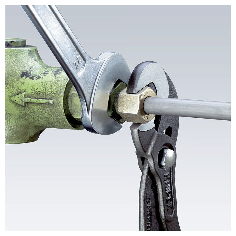 Kìm đa năng dòng Raptor KNIPEX 87 41 250 chiều dài 250mm, mạ đen nhám, tay cầm bọc nhựa chống trượt