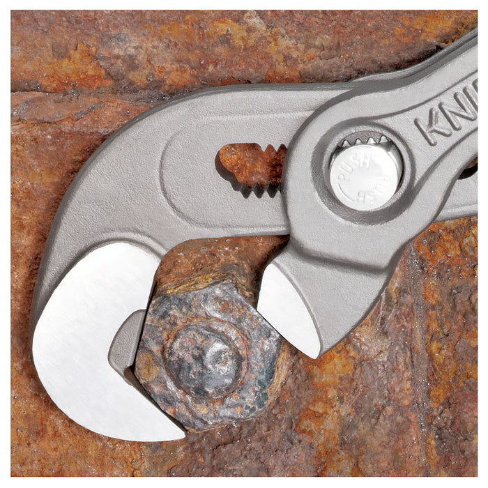 Kìm đa năng dòng Raptor KNIPEX 87 41 250 chiều dài 250mm, mạ đen nhám, tay cầm bọc nhựa chống trượt