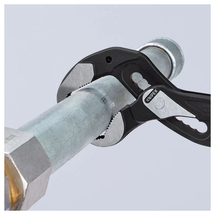 Kìm mỏ quạ dòng Alligator cở lớn KNIPEX 88 01 400 chiều dài 400mm, mạ đen nhám, tay cầm bọc nhựa chống trượt