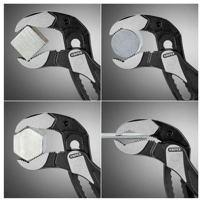 Kìm mỏ quạ dòng Alligator cở lớn KNIPEX 88 01 400 chiều dài 400mm, mạ đen nhám, tay cầm bọc nhựa chống trượt