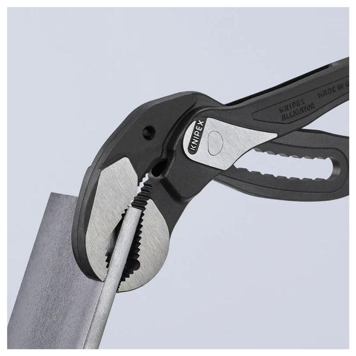 Kìm mỏ quạ dòng Alligator cở lớn KNIPEX 88 01 400 chiều dài 400mm, mạ đen nhám, tay cầm bọc nhựa chống trượt