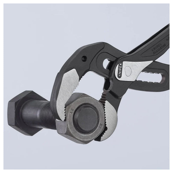 Kìm mỏ quạ dòng Alligator cở lớn KNIPEX 88 01 400 chiều dài 400mm, mạ đen nhám, tay cầm bọc nhựa chống trượt