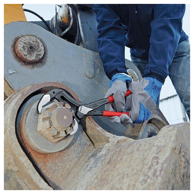 Kìm mỏ quạ dòng Alligator cở lớn KNIPEX 88 01 400 chiều dài 400mm, mạ đen nhám, tay cầm bọc nhựa chống trượt