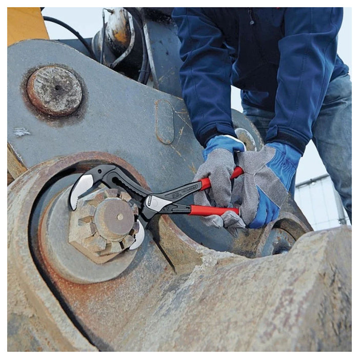 Kìm mỏ quạ dòng Alligator cở lớn KNIPEX 88 01 400 chiều dài 400mm, mạ đen nhám, tay cầm bọc nhựa chống trượt