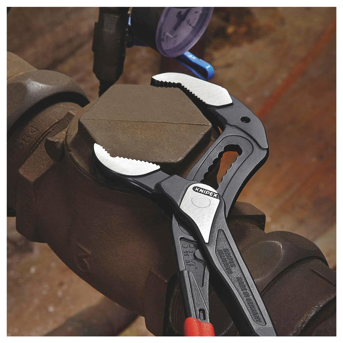 Kìm mỏ quạ dòng Alligator cở lớn KNIPEX 88 01 400 chiều dài 400mm, mạ đen nhám, tay cầm bọc nhựa chống trượt