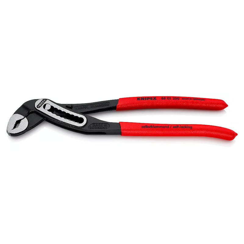 Kìm mỏ quạ dòng Alligator KNIPEX chiều dài từ 180mm - 300mm, mạ đen nhám, tay cầm bọc nhựa chống trượt
