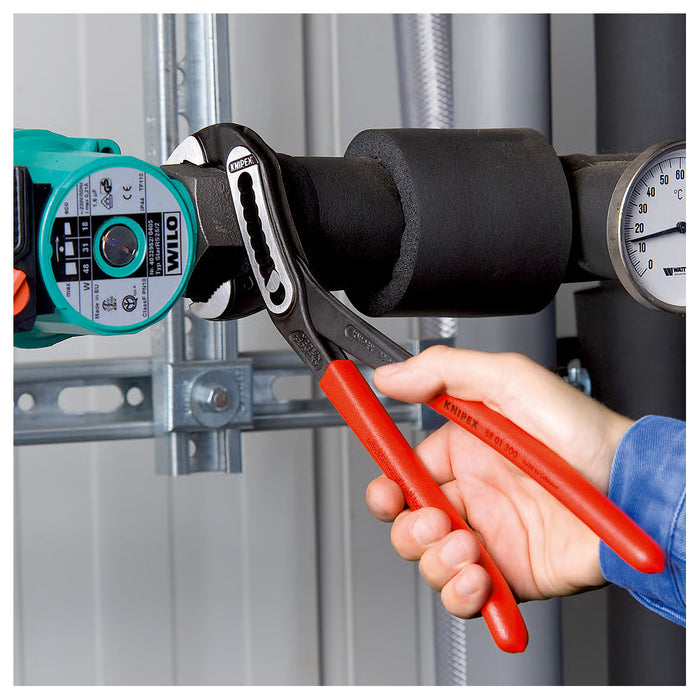 Kìm mỏ quạ dòng Alligator KNIPEX chiều dài từ 180mm - 300mm, mạ đen nhám, tay cầm bọc nhựa chống trượt