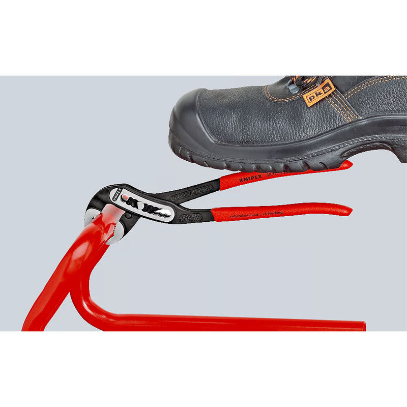 Kìm mỏ quạ dòng Alligator KNIPEX chiều dài từ 180mm - 300mm, mạ đen nhám, tay cầm bọc nhựa chống trượt