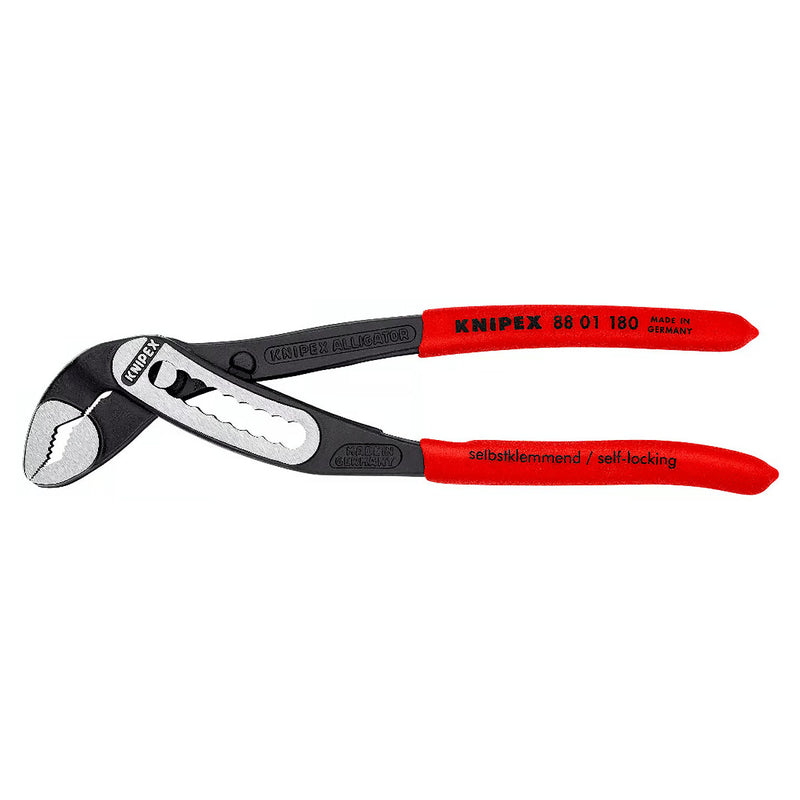 Kìm mỏ quạ dòng Alligator KNIPEX chiều dài từ 180mm - 300mm, mạ đen nhám, tay cầm bọc nhựa chống trượt