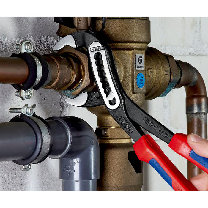 Kìm mỏ quạ dòng Alligator KNIPEX chiều dài từ 180mm - 300mm, mạ đen nhám, tay cầm bọc nhựa chống trượt