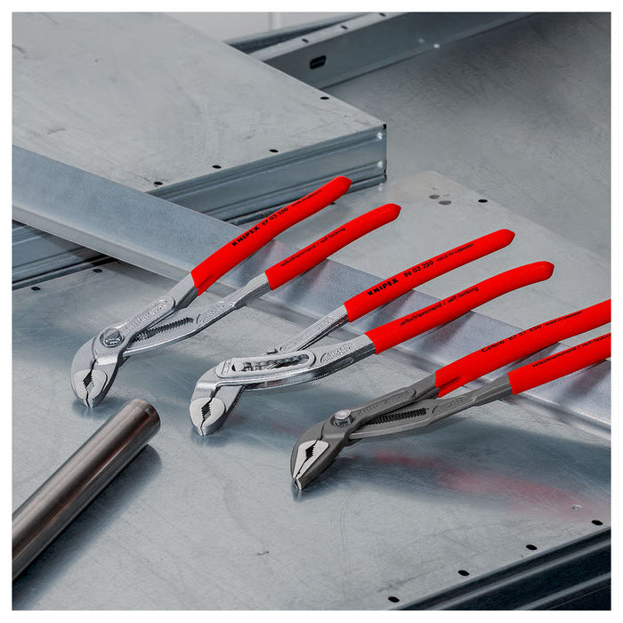 Kìm mỏ quạ dòng Alligator KNIPEX chiều dài 180mm - 250mm, mạ Chrome, tay cầm bọc nhựa chống trượt