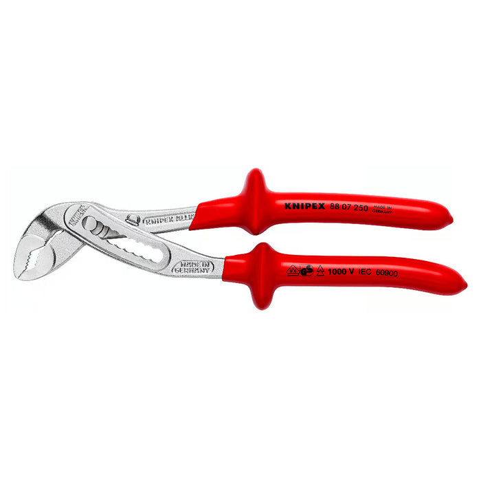 Kìm mỏ quạ dòng Alligator KNIPEX chiều dài từ 250mm - 300mm cách điện 1000V, mạ Chrome