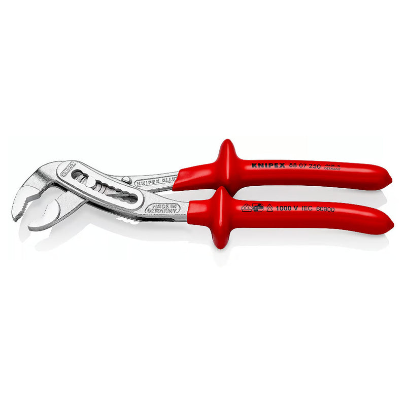 Kìm mỏ quạ dòng Alligator KNIPEX chiều dài từ 250mm - 300mm cách điện 1000V, mạ Chrome