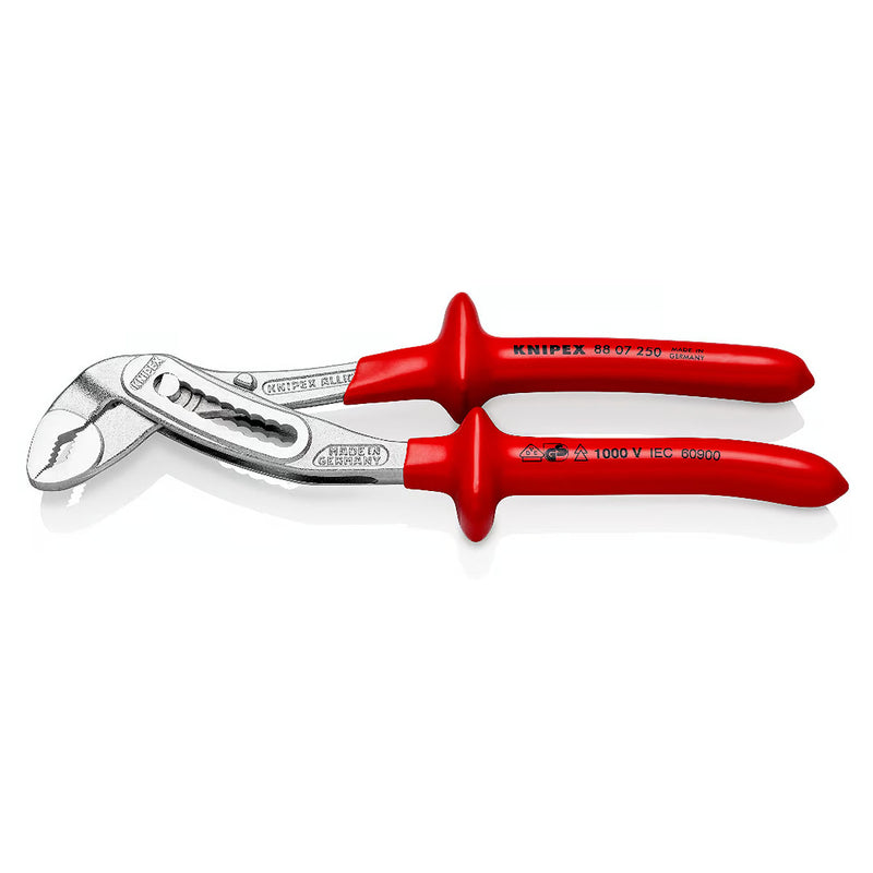 Kìm mỏ quạ dòng Alligator KNIPEX chiều dài từ 250mm - 300mm cách điện 1000V, mạ Chrome